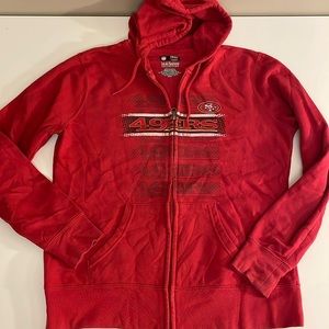 Women’s NFL team apparel zip up hoodie